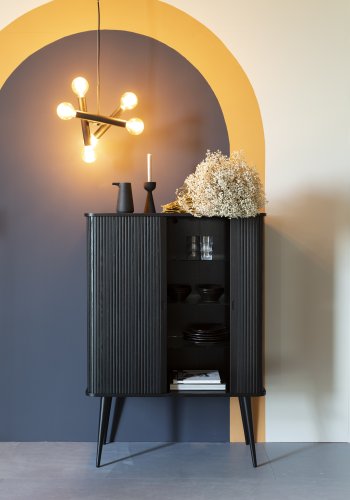 ZUIVER Hawk loftlampe Triple - sort jern