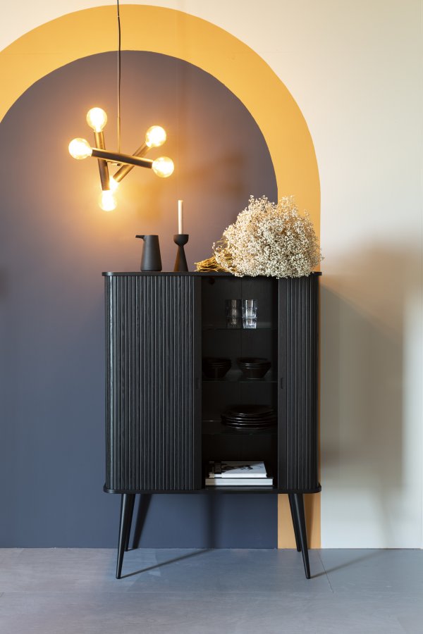 ZUIVER Hawk loftlampe Triple - sort jern