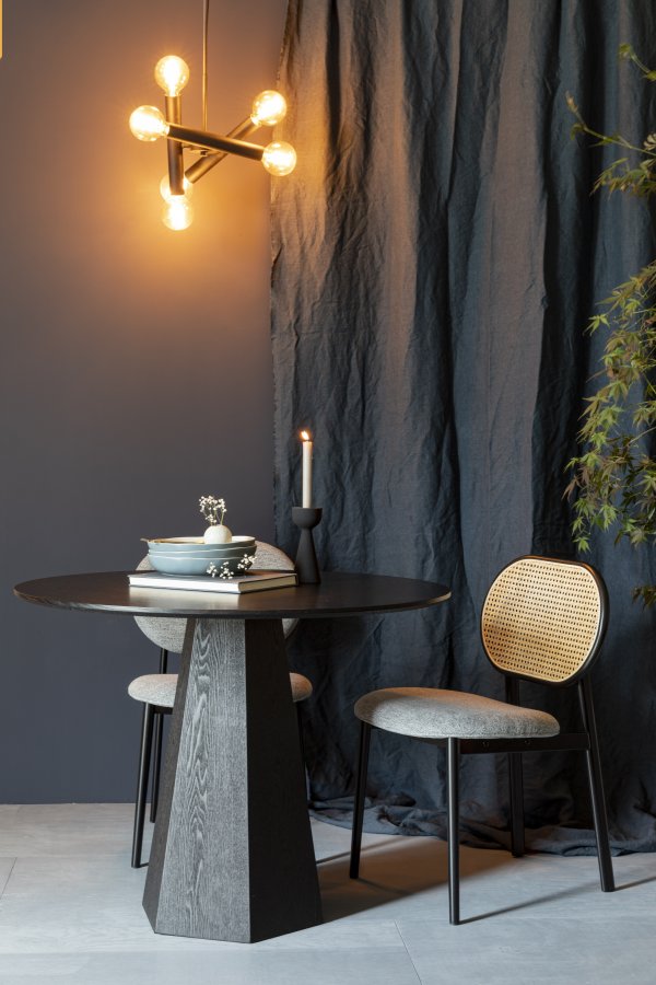 ZUIVER Hawk loftlampe Triple - sort jern