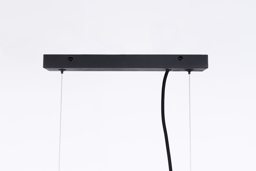 ZUIVER Hawk loftlampe, Bred - sort jern