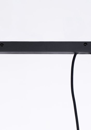 ZUIVER Hawk loftlampe, Bred - sort jern