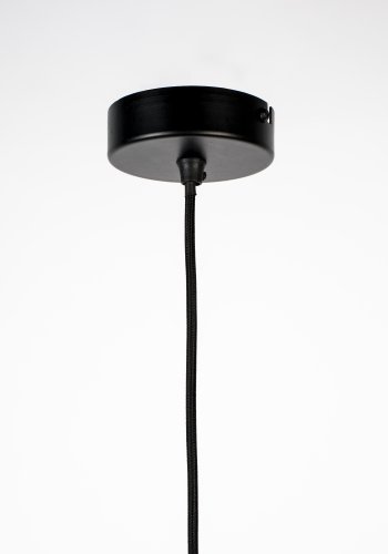ZUIVER Orion loftlampe 18 - opal glas og sort metal