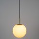 ZUIVER Orion loftlampe 25 - opal glas og sort metal