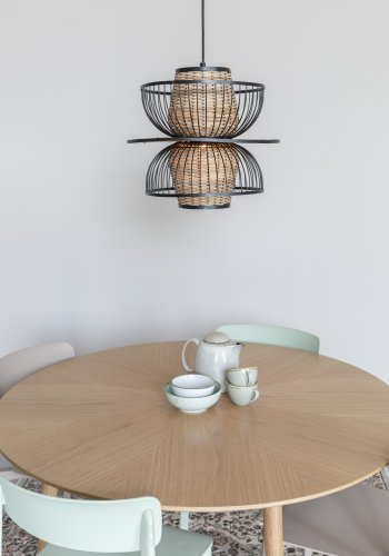 WHITE LABEL LIVING Carmen L loftlampe - sort metal