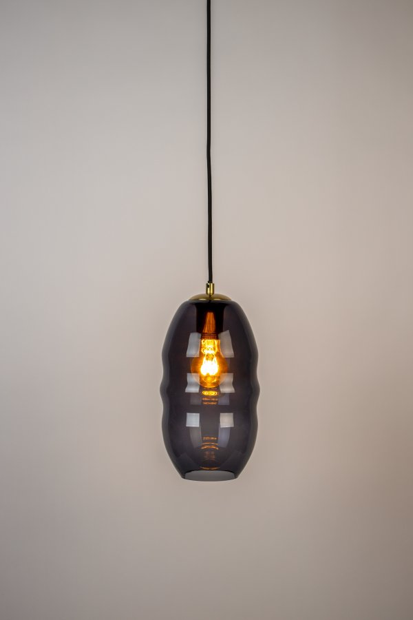 WHITE LABEL LIVING Lauren S loftlampe - gr glas