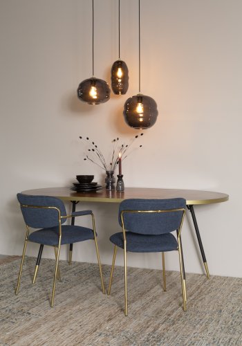 WHITE LABEL LIVING Lauren L loftlampe - gr glas