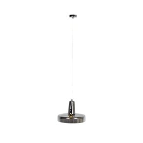 WHITE LABEL LIVING Anshin Medium Smoke loftlampe - gr glas