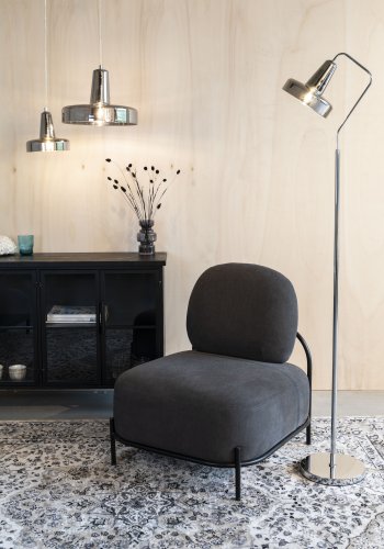 WHITE LABEL LIVING Anshin Medium Smoke loftlampe - gr glas