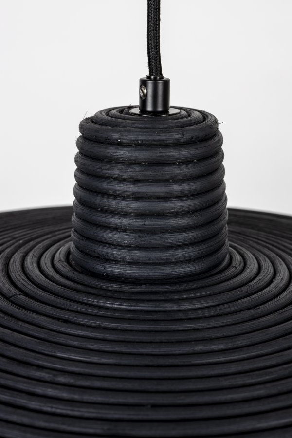 ZUIVER Balance loftlampe M - sort rattan