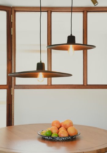 ZUIVER Balance loftlampe M - sort rattan