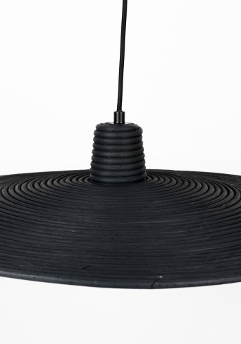 ZUIVER Balance loftlampe L - sort rattan