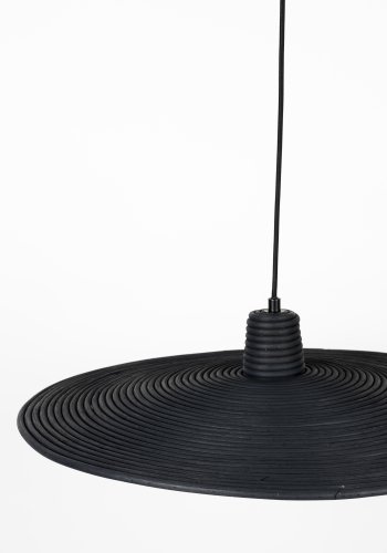 ZUIVER Balance loftlampe L - sort rattan