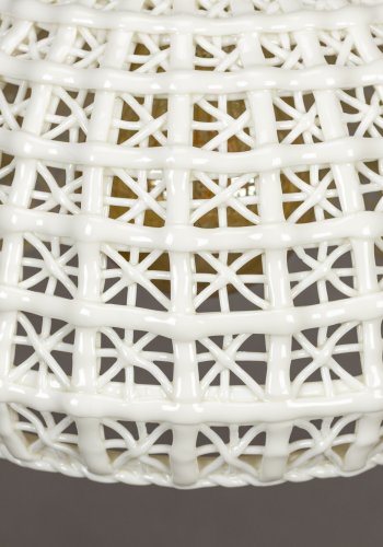 DUTCHBONE Poppy loftlampe, bred - hvid keramik