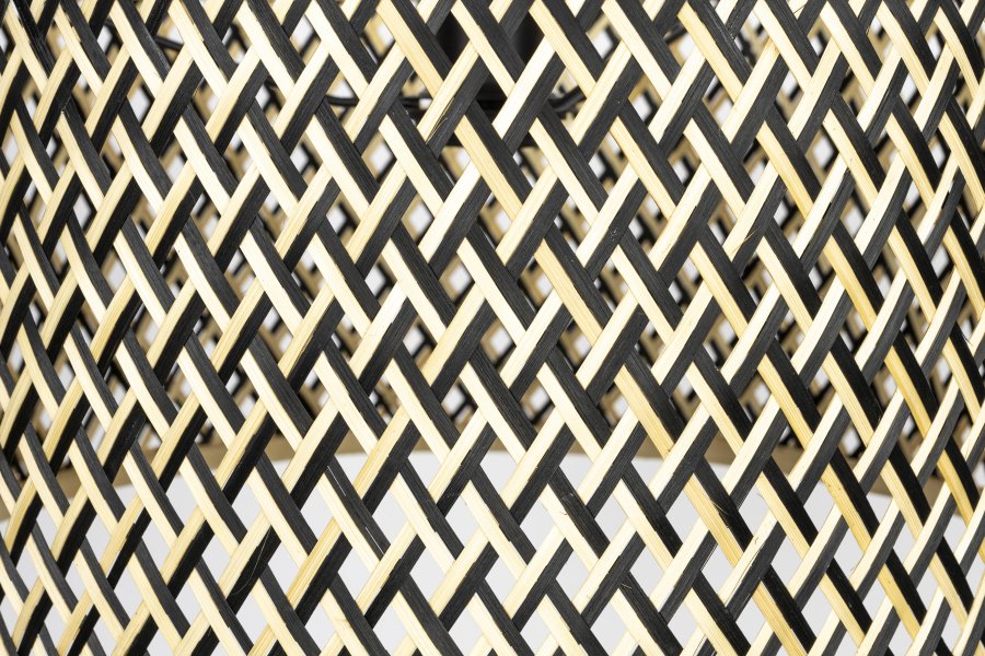 WHITE LABEL LIVING Isla Bamboo Lille loftlampe - beige bambus