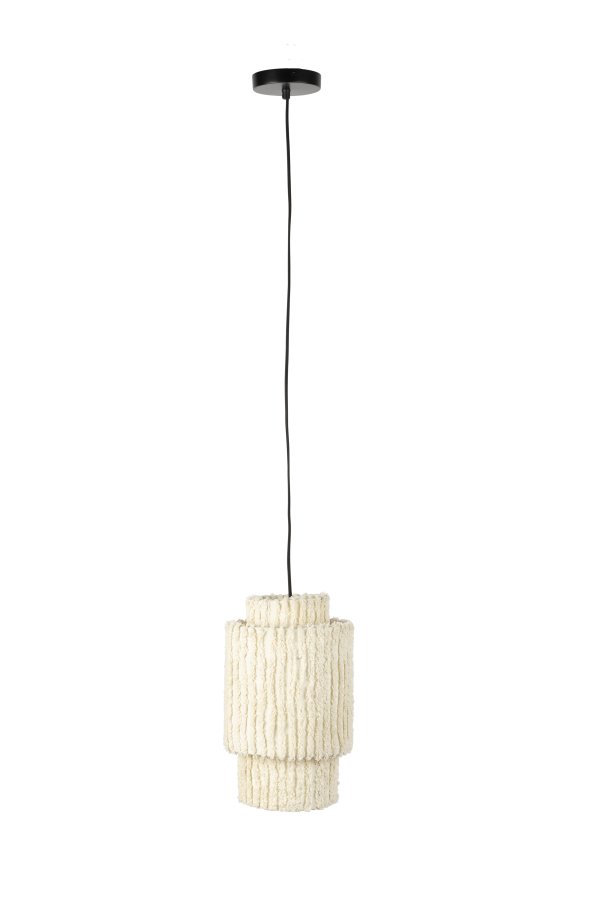 WHITE LABEL LIVING Arjun Hj loftlampe - hvid bomuld