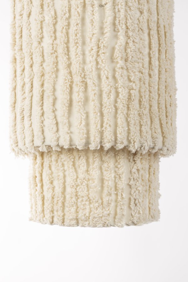 WHITE LABEL LIVING Arjun Hj loftlampe - hvid bomuld