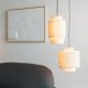 WHITE LABEL LIVING Arjun Hj loftlampe - hvid bomuld