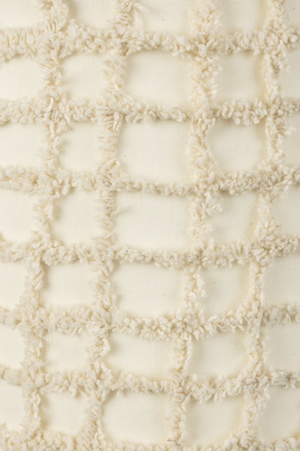 WHITE LABEL LIVING Arjun Bred loftlampe - hvid bomuld