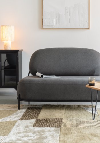 WHITE LABEL LIVING Arjun Bred loftlampe - hvid bomuld