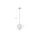 WHITE LABEL LIVING Arjun Bred loftlampe - hvid bomuld
