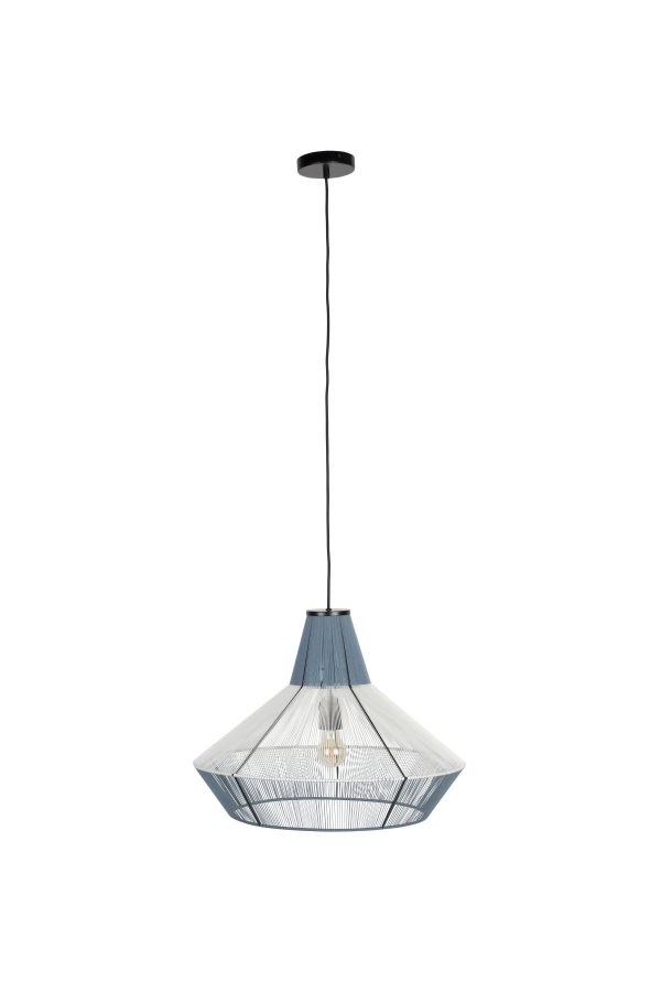 ZUIVER Fairy loftlampe - himmelbl bomuld og metal