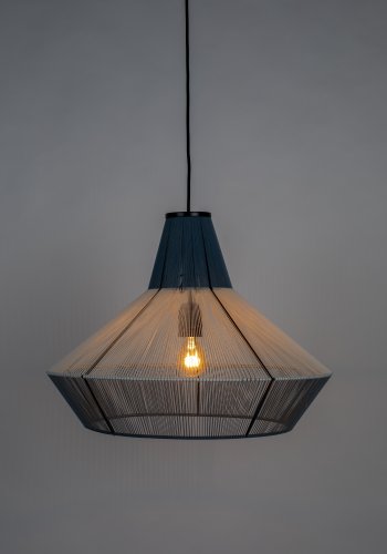 ZUIVER Fairy loftlampe - himmelbl bomuld og metal