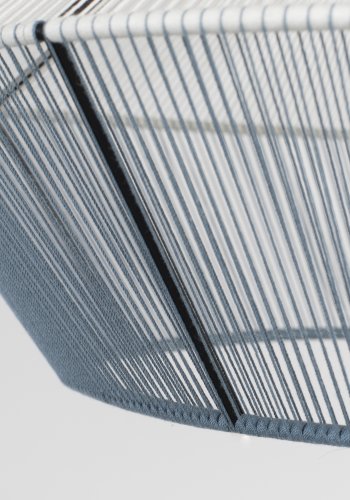 ZUIVER Fairy loftlampe - himmelbl bomuld og metal