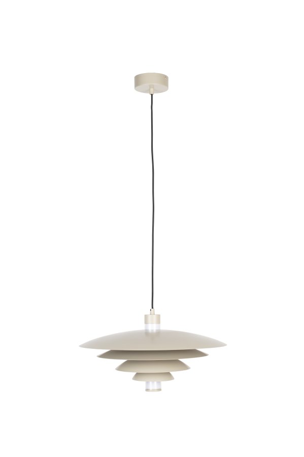 ZUIVER Cole loftlampe - beige metal