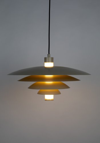 ZUIVER Cole loftlampe - beige metal