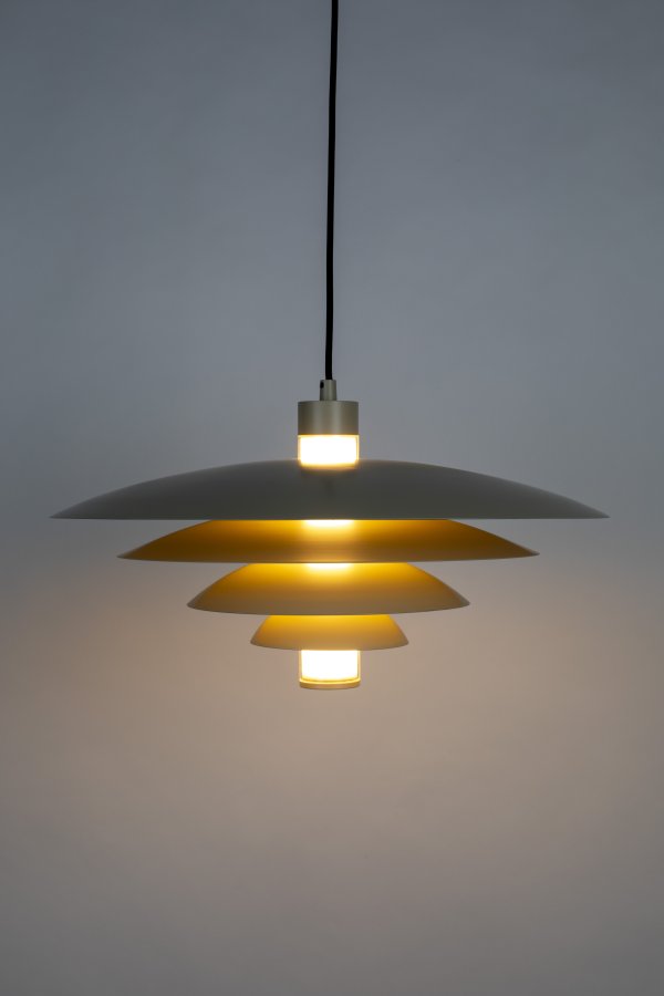 ZUIVER Cole loftlampe - beige metal