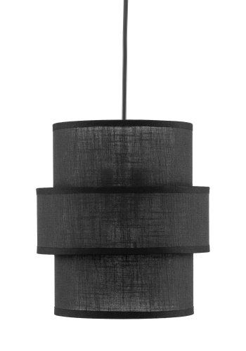 TK Calisto loftlampe - sort stof og sort stl