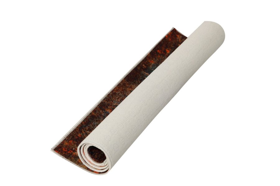 TEPPI Judson gulvtppe, m. mnster, rektangulr - multifarvet polyester (160x230)