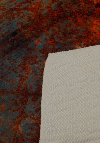 TEPPI Judson gulvtppe, m. mnster, rektangulr - multifarvet polyester (160x230)