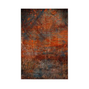 TEPPI Judson gulvtppe, m. mnster, rektangulr - multifarvet polyester (160x230)