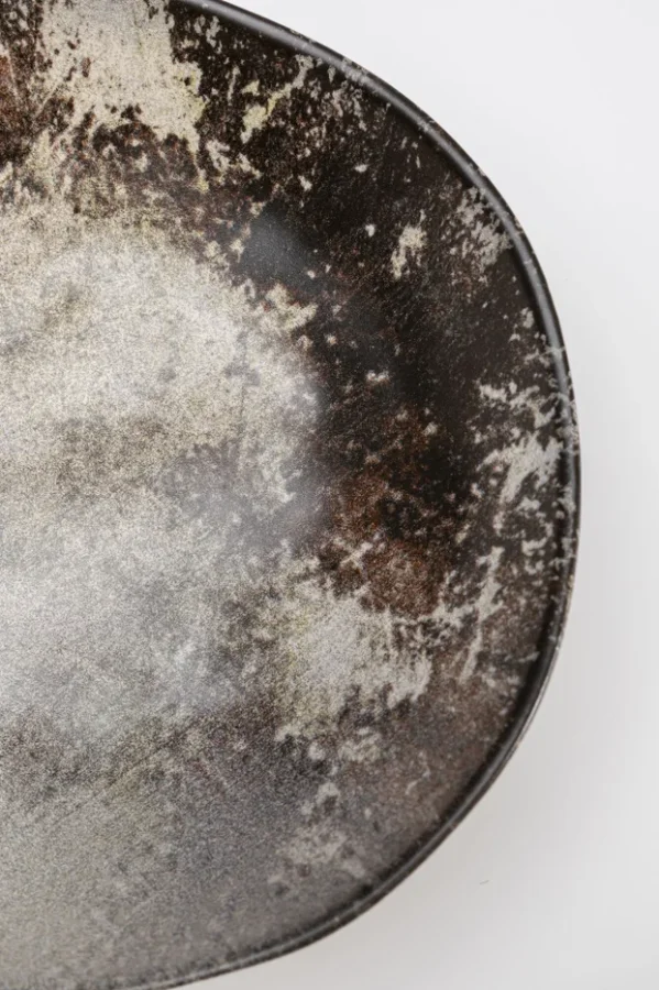 KARE DESIGN Savanne dyb tallerken, organisk - brun/gr mat keramik (20)