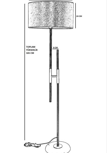 LUMI  gulvlampe -534LUN4313