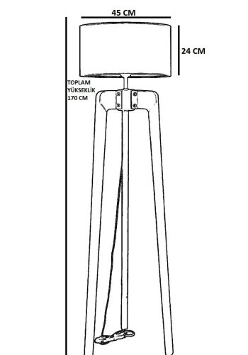 LUMI  gulvlampe -534LUN4422