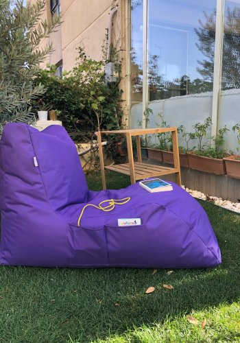 NORDVÄRK udendrs Daybed skkestol, vandtt - lilla polyester