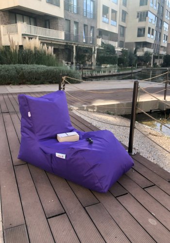 NORDVÄRK udendrs Daybed skkestol, vandtt - lilla polyester