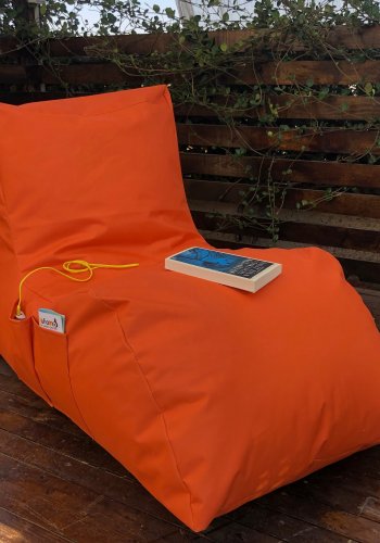 NORDVÄRK udendrs Daybed skkestol, vandtt - orange polyester