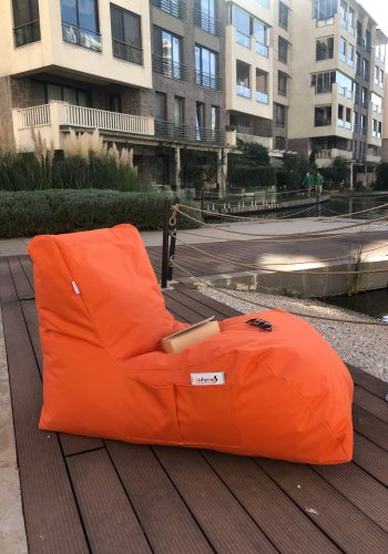 NORDVÄRK udendrs Daybed skkestol, vandtt - orange polyester