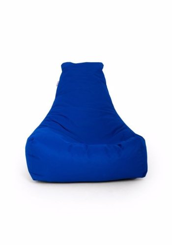 NORDVÄRK Stor udendrs skkestol - bl polyester