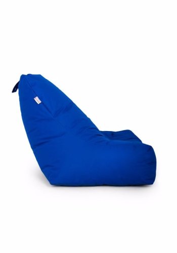 NORDVÄRK Stor udendrs skkestol - bl polyester