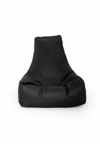 NORDVÄRK Stor udendrs skkestol - sort polyester