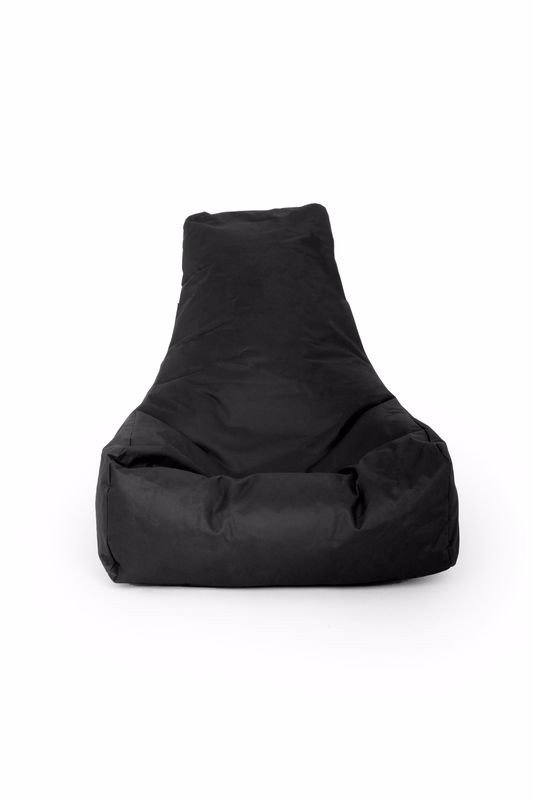 NORDVÄRK Stor udendrs skkestol - sort polyester