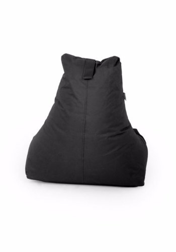 NORDVÄRK Stor udendrs skkestol - sort polyester