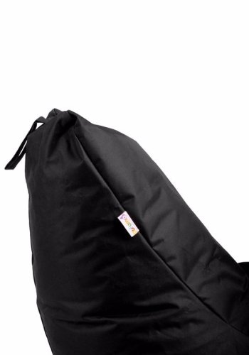 NORDVÄRK Stor udendrs skkestol - sort polyester