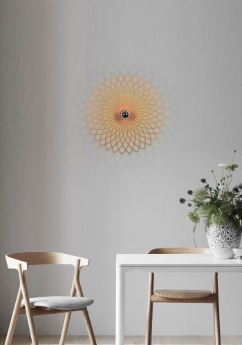 LUMI Fellini MR vglampe - kobber metal