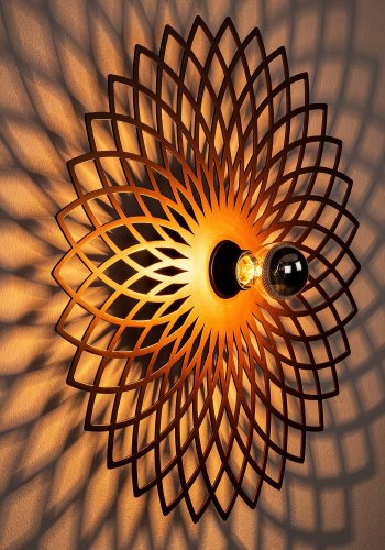 LUMI Fellini MR vglampe - kobber metal