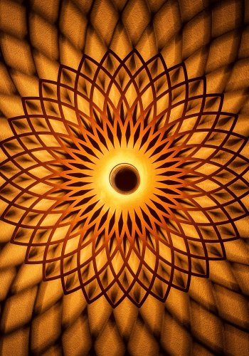 LUMI Fellini MR vglampe - kobber metal